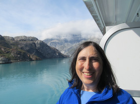 Beth with Glacier